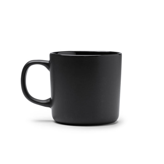 Stamina MOLIS Matte finish ceramic mug 300 ml in black - promotional merchandise printed with your company logo