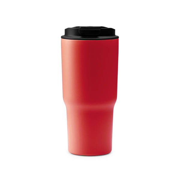 Stamina FILIP Stainless steel thermal cup 600 ml in red - promotional merchandise printed with your company logo