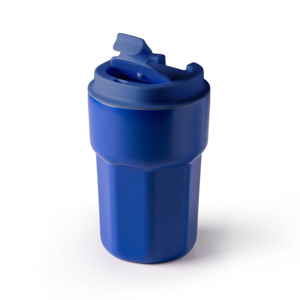 Stamina OSTER Stainless steel thermal cup 350 ml in white - promotional merchandise printed with your company logo