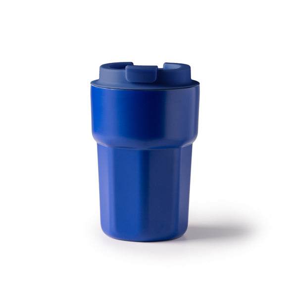 Stamina OSTER Stainless steel thermal cup 350 ml in royal blue - promotional merchandise printed with your company logo