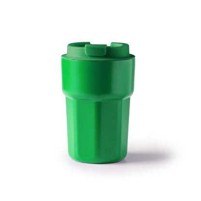 Stamina OSTER Stainless steel thermal cup 350 ml in fern green - promotional merchandise printed with your company logo