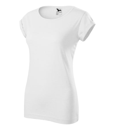 MALFINI FUSION Women's T-shirt in white - promotional clothing printed with your company logo
