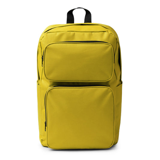 Stamina HOSTIK RPET backpack in yellow - promotional merchandise printed with your company logo
