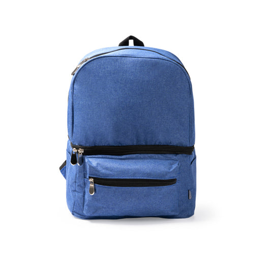 Stamina SOLOY 300D RPET cooler bag in heather royal blue - promotional merchandise printed with your company logo