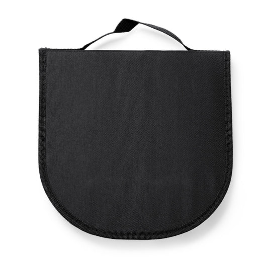 Stamina TRIVOR Stainless steel and RPET cutlery set in black - promotional merchandise printed with your company logo