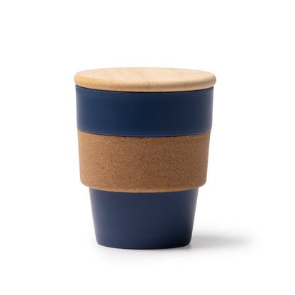 Stamina LOVREN Recycled PP body cup 350 ml in navy blue - promotional merchandise printed with your company logo