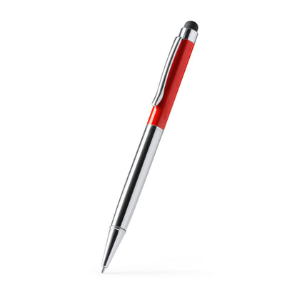 Stamina BRAVOS Recycled aluminium ball pen in white - promotional merchandise printed with your company logo
