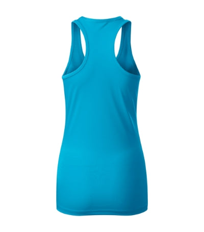MALFINI RACER Women's top in blue atoll - promotional clothing printed with your company logo