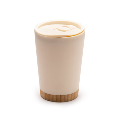Stamina MIRIN Recycled PP thermal cup 290 ml in black - promotional merchandise printed with your company logo