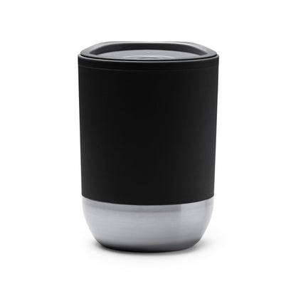 Stamina LINDE Recycled PP and stainless thermal cup 290 ml in black - promotional merchandise printed with your company logo