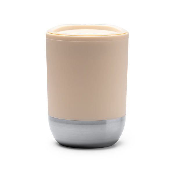 Stamina LINDE Recycled PP and stainless thermal cup 290 ml in beige - promotional merchandise printed with your company logo