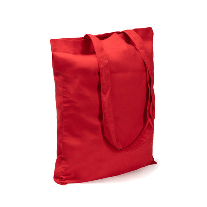 MIKA - Borsa in cotone 100% 180 gr/m² colore con bretelle da 70 cm