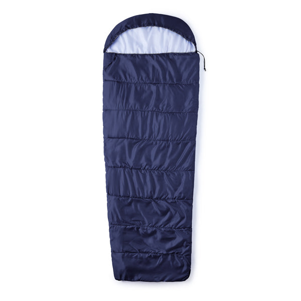Stamina TIDUR Recycled polyester sleeping bag in navy blue - promotional merchandise printed with your company logo