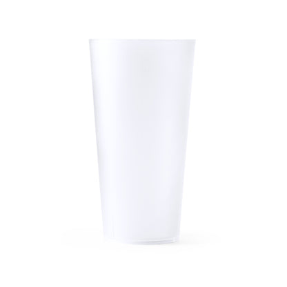 Stamina GASTON Reusable flexible PP cup 400 ml in transparent - promotional merchandise printed with your company logo