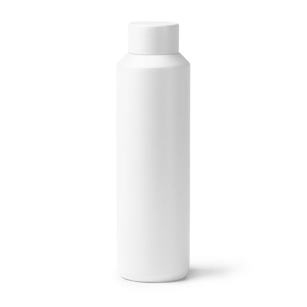 Stamina COLBY Recycled stainless steel thermal bottle in white - promotional merchandise printed with your company logo