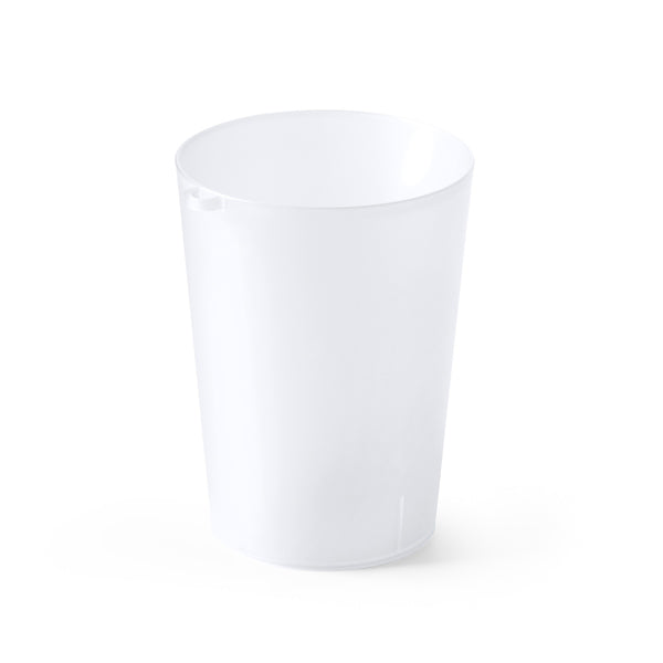 Stamina KORVAX Reusable flexible PP cup 500 ml in transparent - promotional merchandise printed with your company logo