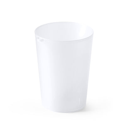 Stamina KORVAX Reusable flexible PP cup 500 ml in transparent - promotional merchandise printed with your company logo