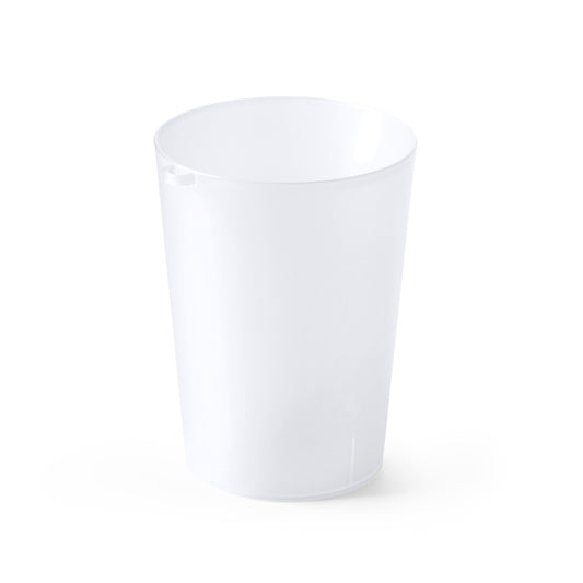 Stamina KORVAX Reusable flexible PP cup 500 ml in transparent - promotional merchandise printed with your company logo