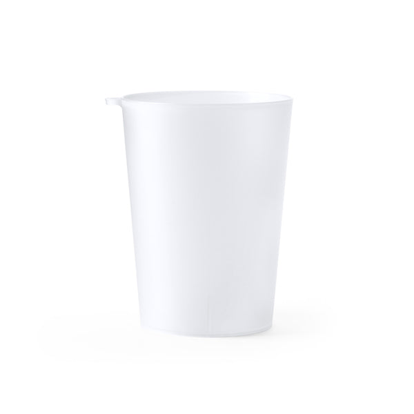 Stamina KORVAX Reusable flexible PP cup 500 ml in transparent - promotional merchandise printed with your company logo