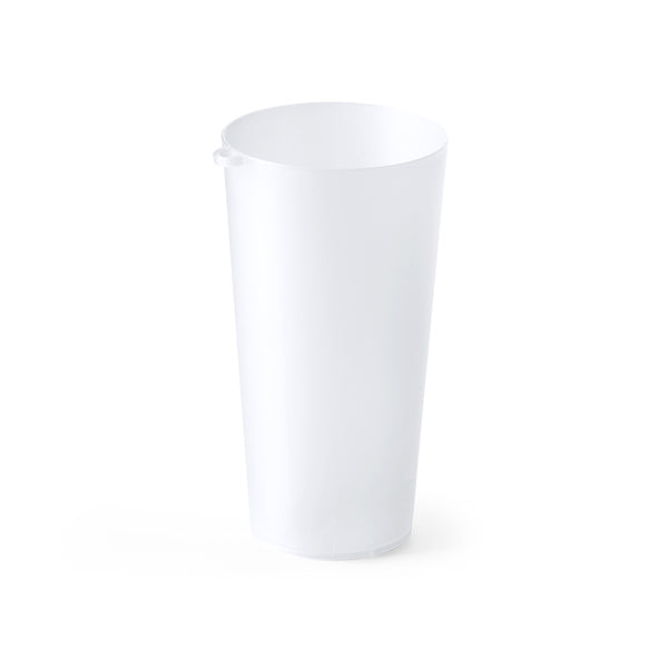 Stamina PRETOX Reusable flexible PP cup 400 ml in transparent - promotional merchandise printed with your company logo