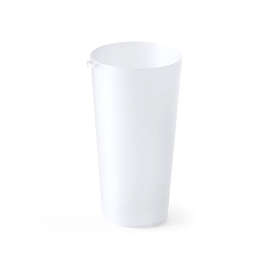 Stamina PRETOX Reusable flexible PP cup 400 ml in transparent - promotional merchandise printed with your company logo