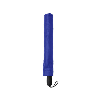 Stamina MILTON RPET and pongee fabric umbrella in royal blue - promotional merchandise printed with your company logo