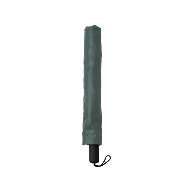 Stamina MILTON RPET and pongee fabric umbrella in dark green - promotional merchandise printed with your company logo