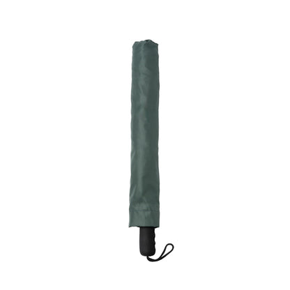 Stamina MILTON RPET and pongee fabric umbrella in dark green - promotional merchandise printed with your company logo