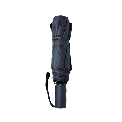 Stamina ELBERT RPET umbrella in navy blue - promotional merchandise printed with your company logo