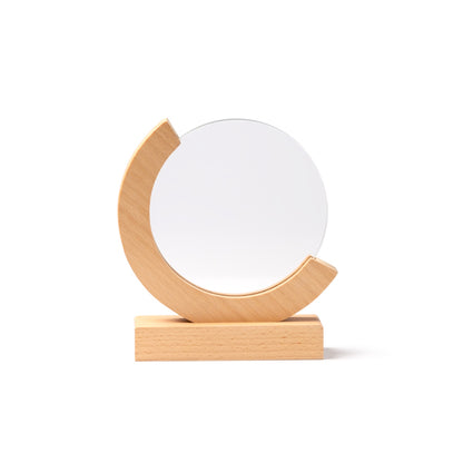 Stamina GLOBE Circular glass trophy in transparent - promotional merchandise printed with your company logo