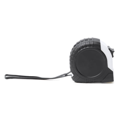 Stamina VIDAL ABS plastic with rubber tape measure in white - promotional merchandise printed with your company logo
