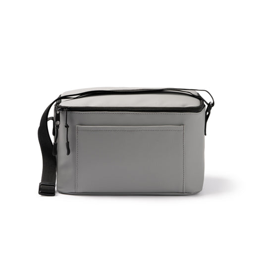 Stamina DENVER PU leather cooler bag in grey - promotional merchandise printed with your company logo