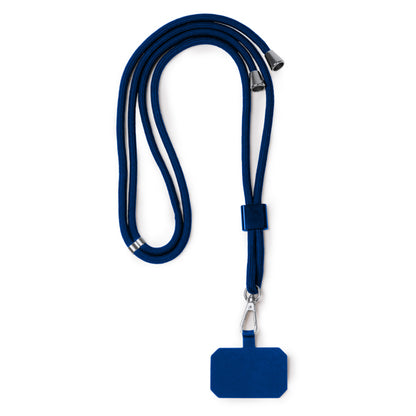 Stamina SUKI Recycled polyester lanyard in royal blue - promotional merchandise printed with your company logo