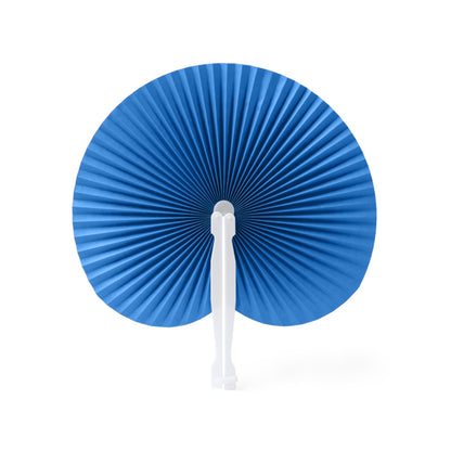 Stamina KAORI Foldable paipai with plastic rods in royal blue - promotional merchandise printed with your company logo