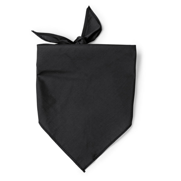 Stamina JARANA Cotton and polyester scarf in black - promotional merchandise printed with your company logo