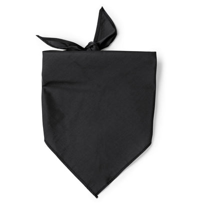Stamina JARANA Cotton and polyester scarf in black - promotional merchandise printed with your company logo