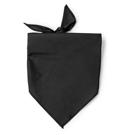 Stamina JARANA Cotton and polyester scarf in black - promotional merchandise printed with your company logo