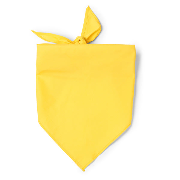 Stamina JARANA Cotton and polyester scarf in yellow - promotional merchandise printed with your company logo