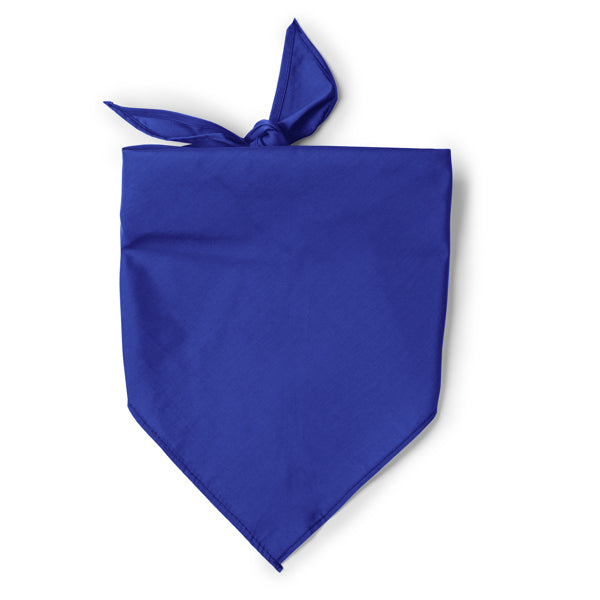 Stamina JARANA Cotton and polyester scarf in royal blue - promotional merchandise printed with your company logo