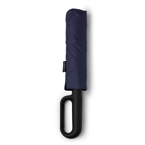 Stamina ALCIRA RPET umbrella in navy blue - promotional merchandise printed with your company logo