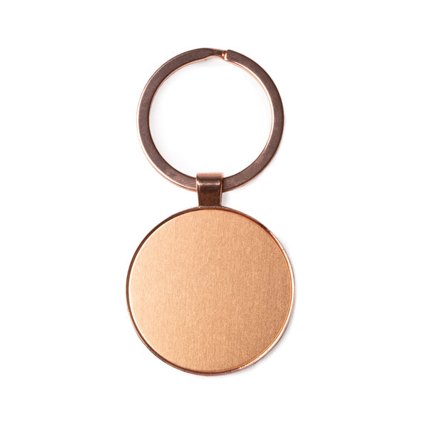 Stamina NOAH Two formats with copper keyring in round - promotional merchandise printed with your company logo