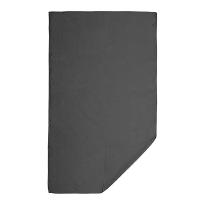 Stamina GULPI RPET towel in dark lead - promotional merchandise printed with your company logo