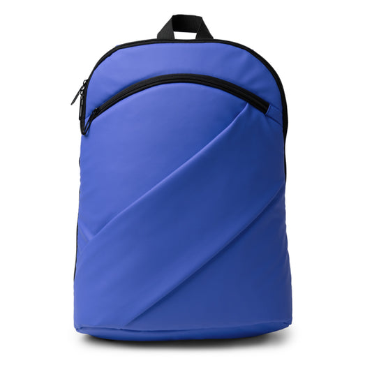 Stamina LIAM PU leather backpack in royal blue - promotional merchandise printed with your company logo