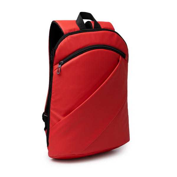 LIAM - PU Leather backpack with main compartment and pocket for 15"…