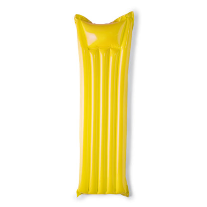 Stamina PEMBRA PVC inflatable mat in yellow - promotional merchandise printed with your company logo