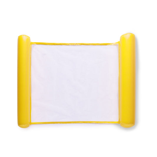 Stamina LANAI Mat with mesh and inflatable ends in yellow - promotional merchandise printed with your company logo