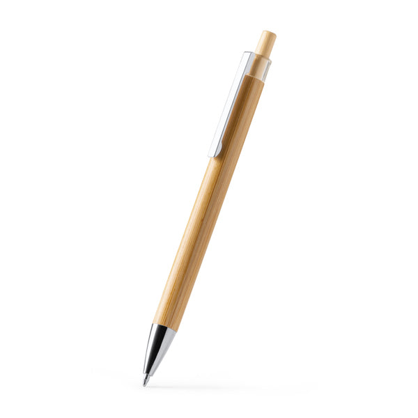 Stamina FIKE Bamboo ball pen in beige - promotional merchandise printed with your company logo