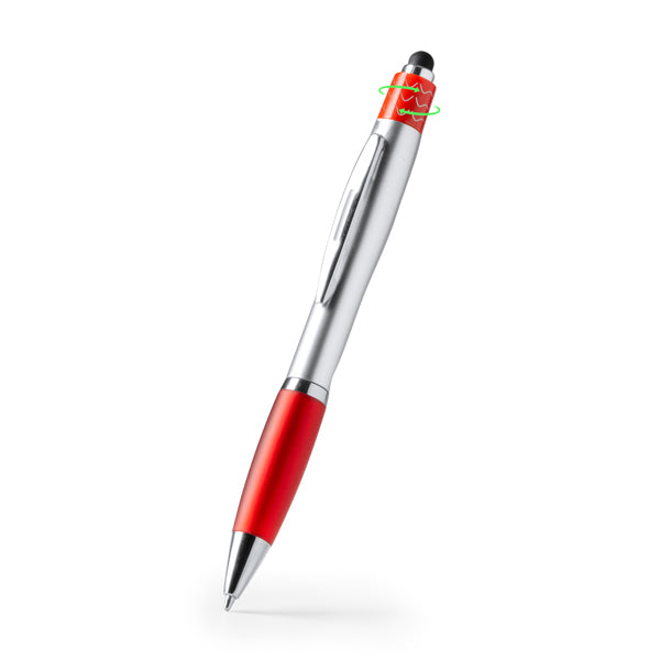 Stamina FIDGET ABS ball pen in black - promotional merchandise printed with your company logo