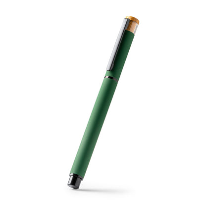 Stamina LINDBERG Recycled aluminium ball pen in white - promotional merchandise printed with your company logo