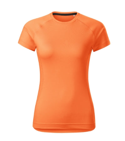 MALFINI DESTINY Women's T-shirt in neon mandarine - promotional clothing printed with your company logo